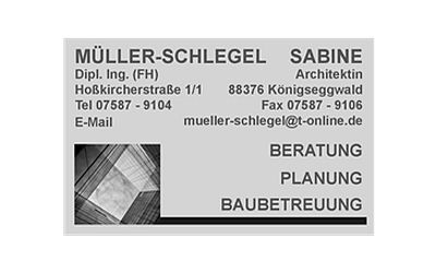 Sabine Müller-Schlegel Architektin